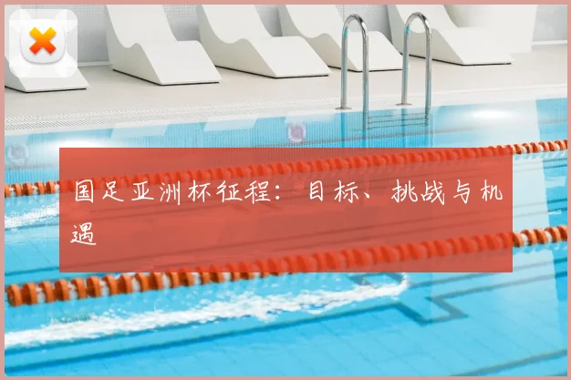 国足亚洲杯征程：目标、挑战与机遇